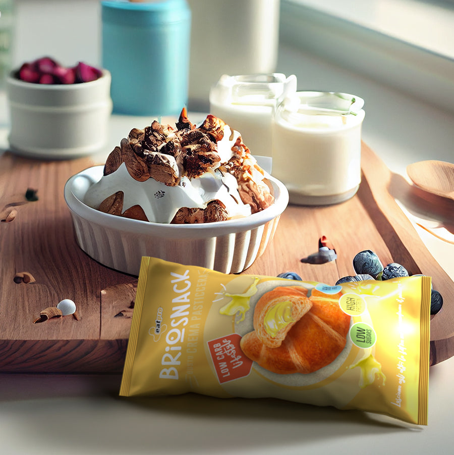 EatPro Brioche proteica con crema pasticcera