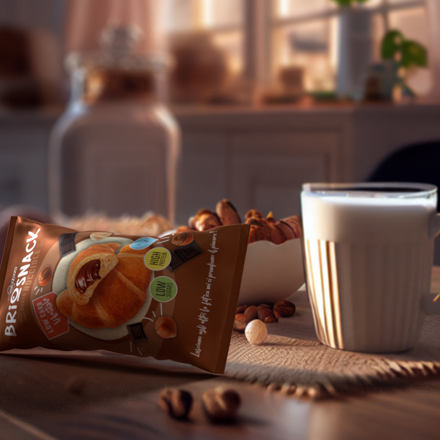 EatPro Brioche proteica con crema alla nocciola
